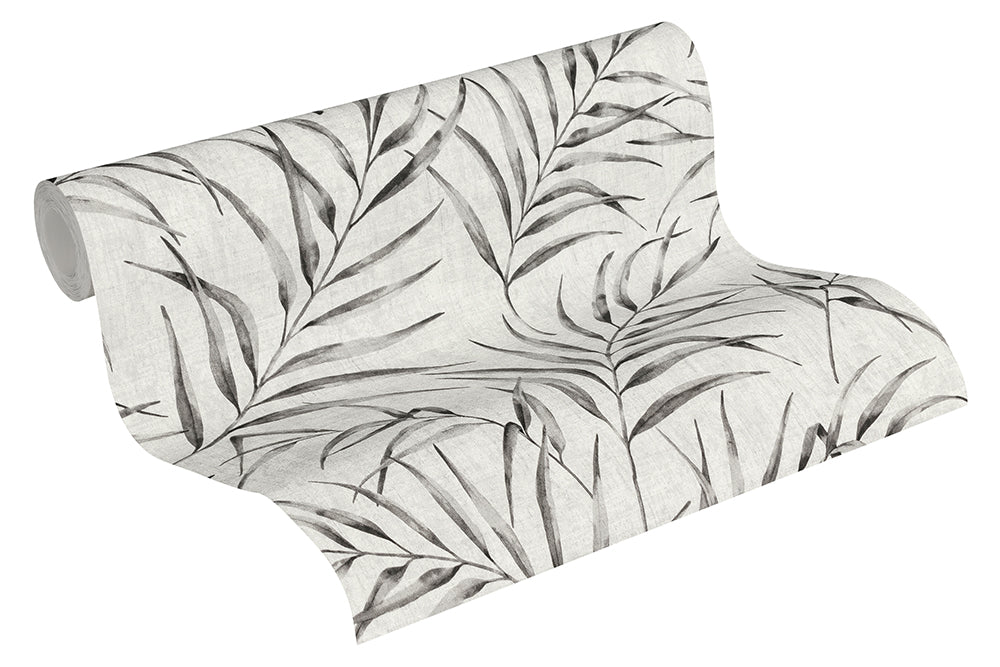 Greenery - Delicate Leaves botanical wallpaper AS Creation    