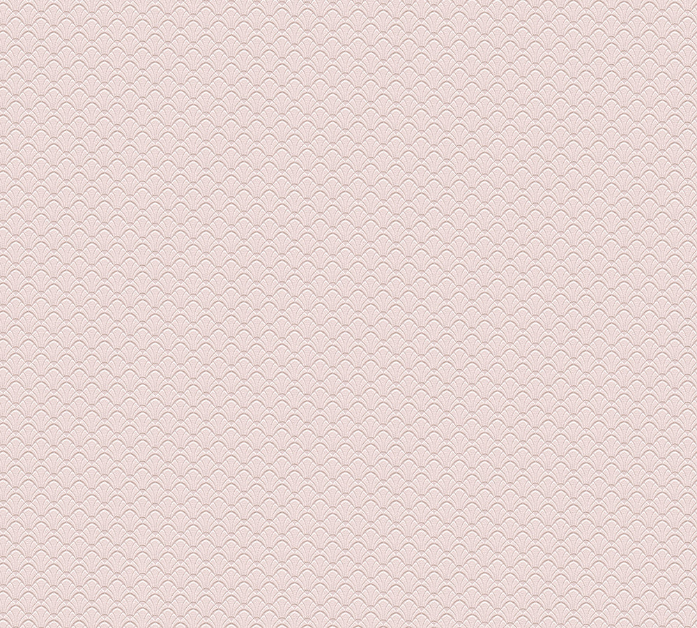 Trendwall - Etched Geo geometric wallpaper AS Creation Roll Pink  373642