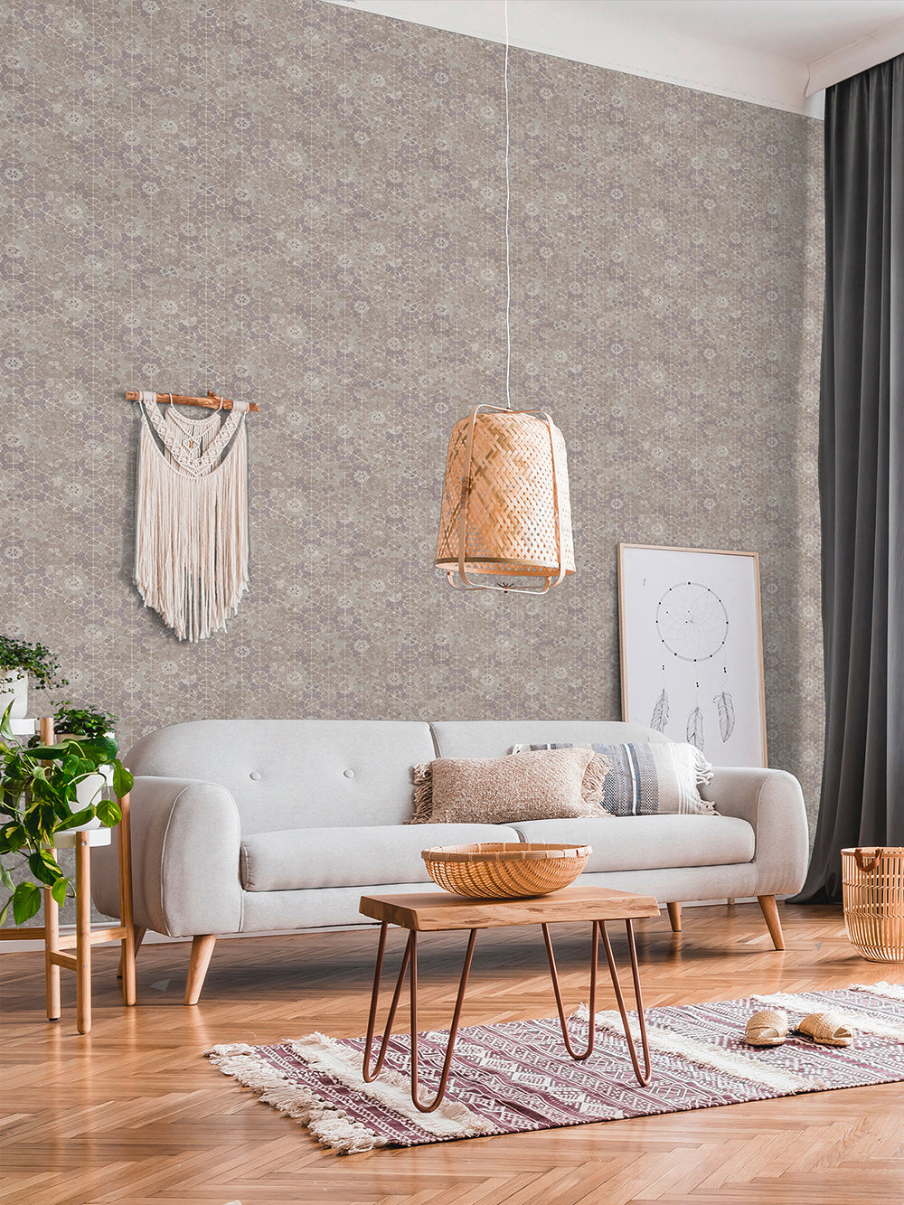 New Walls - Bohemian Tiles geometric wallpaper AS Creation    
