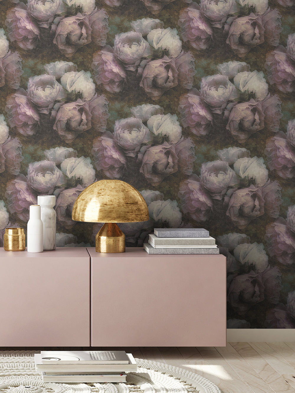 New Walls - Passionate Peonies botanical wallpaper AS Creation    
