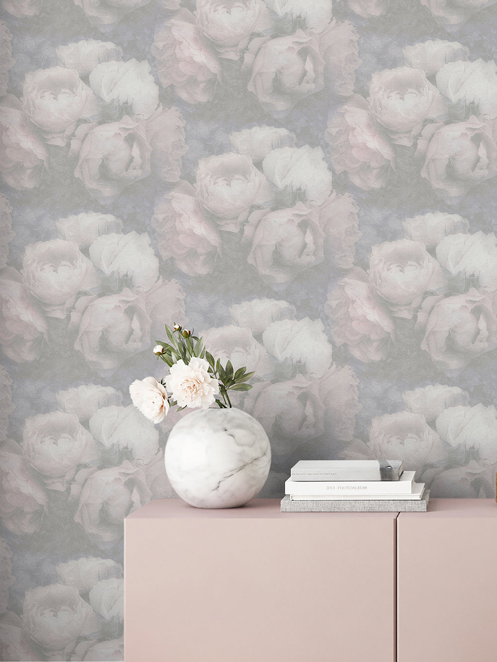 New Walls - Passionate Peonies botanical wallpaper AS Creation    