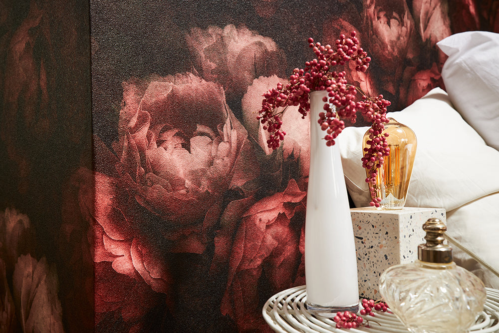 New Walls - Passionate Peonies botanical wallpaper AS Creation    