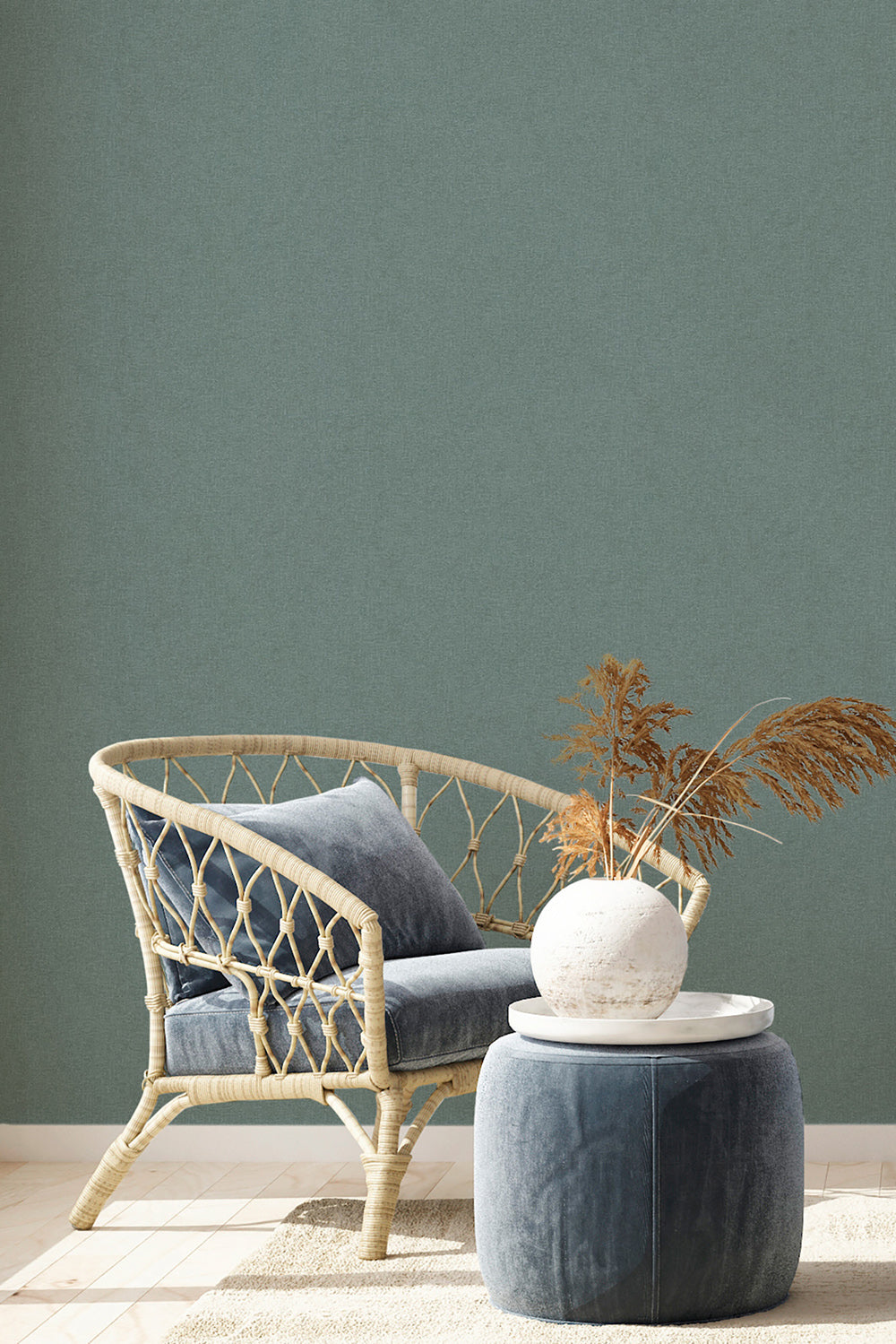 New Walls - Linen Love plain wallpaper AS Creation    