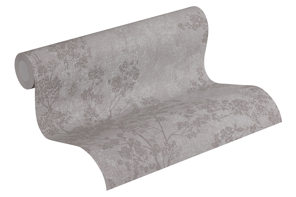 New Walls - Flourishing Linen botanical wallpaper AS Creation    