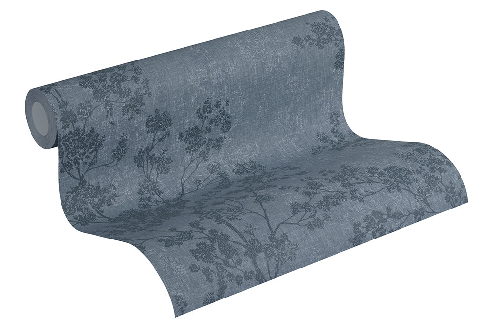 New Walls - Flourishing Linen botanical wallpaper AS Creation    