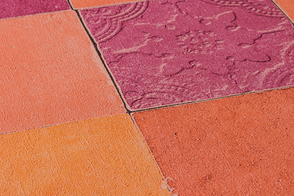 New Walls - Mediterranean Tiles industrial wallpaper AS Creation    