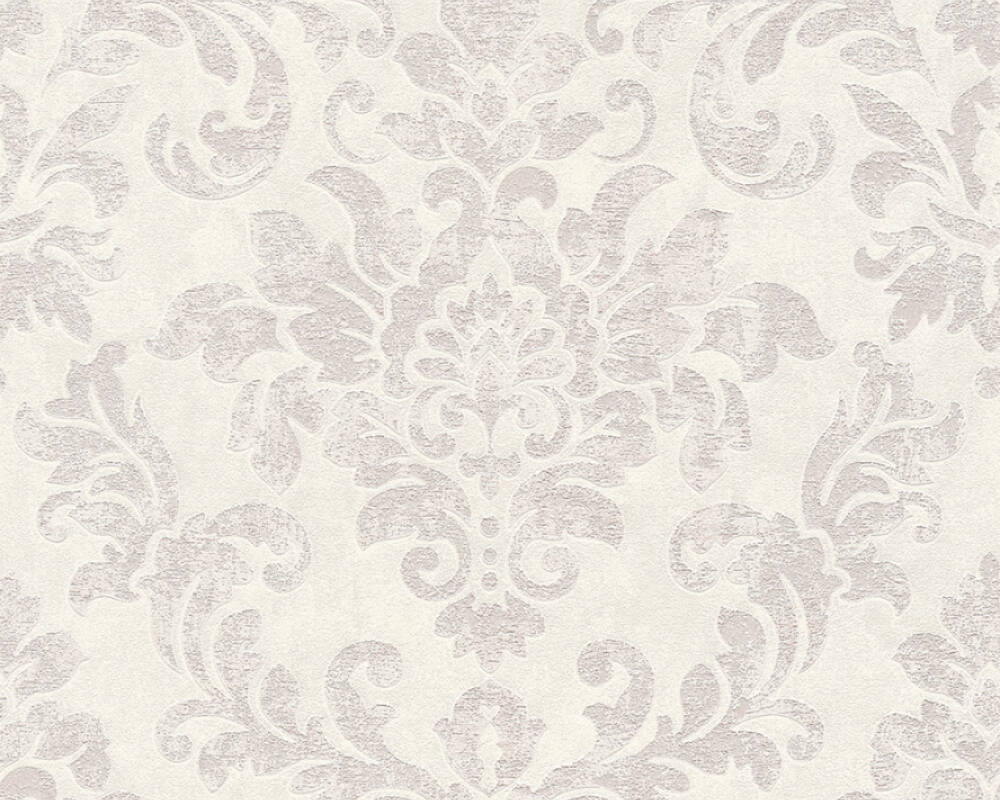 Neue Bude 2.0 - Distressed Damask damask wallpaper AS Creation Roll Light Pink  374133
