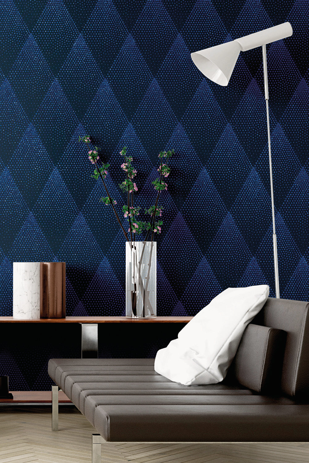 New Walls - Contemporary Shimmering  Diamonds art deco wallpaper AS Creation    