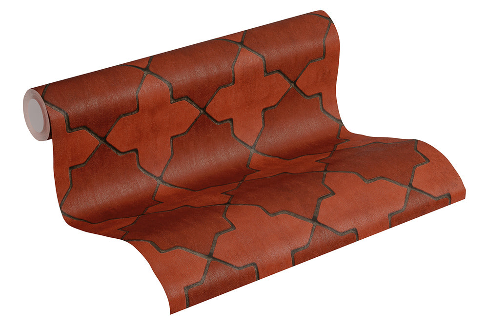 New Walls - Moroccan Tiles industrial wallpaper AS Creation    