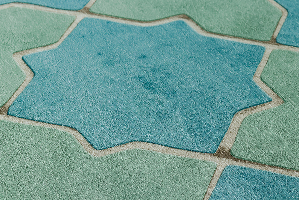New Walls - Moroccan Tiles industrial wallpaper AS Creation    