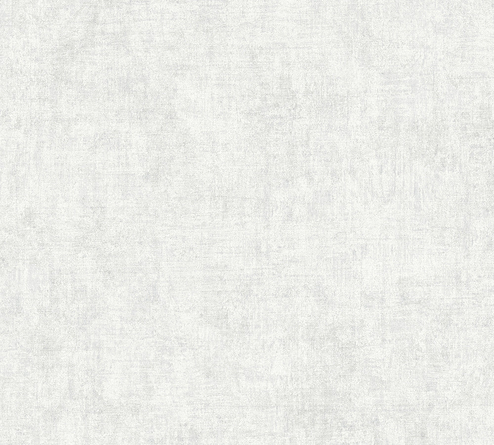 New Walls - Luxe Linen plain wallpaper AS Creation Roll White  374231