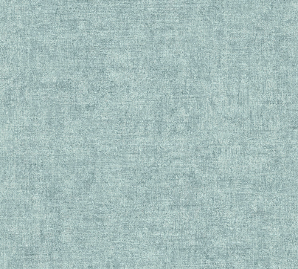 New Walls - Luxe Linen plain wallpaper AS Creation Roll Blue  374233