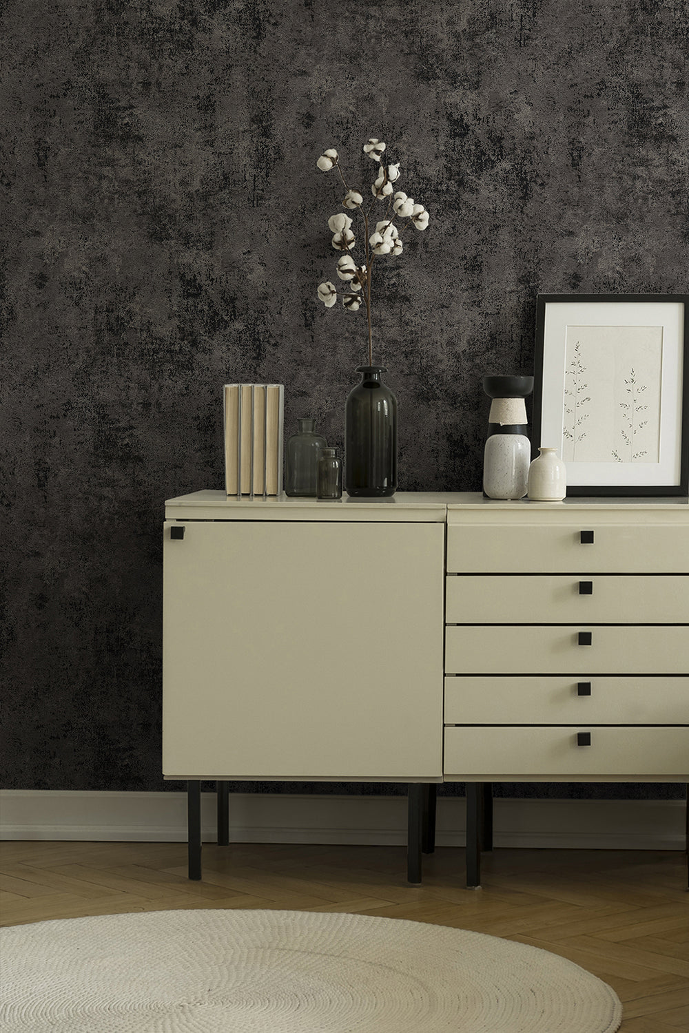 New Walls - Contempo Concrete plain wallpaper AS Creation    