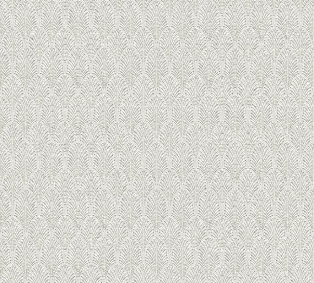 Pop Style - Deco Deluxe art deco wallpaper AS Creation Roll Silver  374841