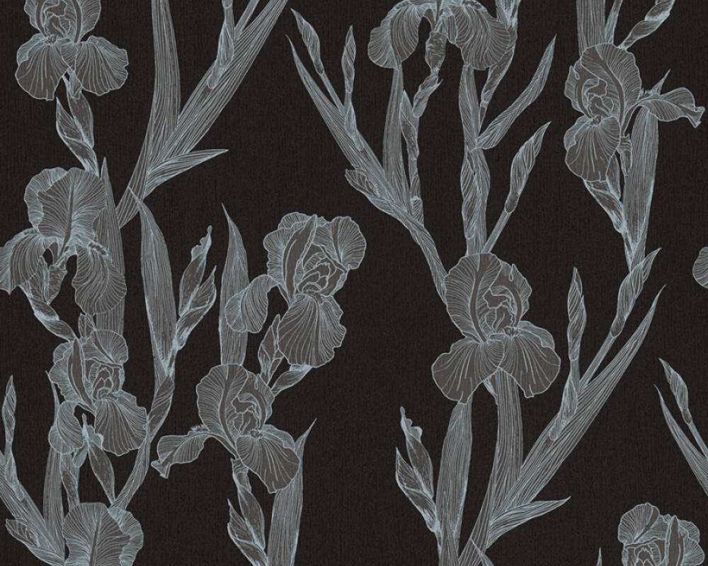 Daniel Hechter 6 - Daffodil Dreams botanical wallpaper AS Creation Roll Blue  375262