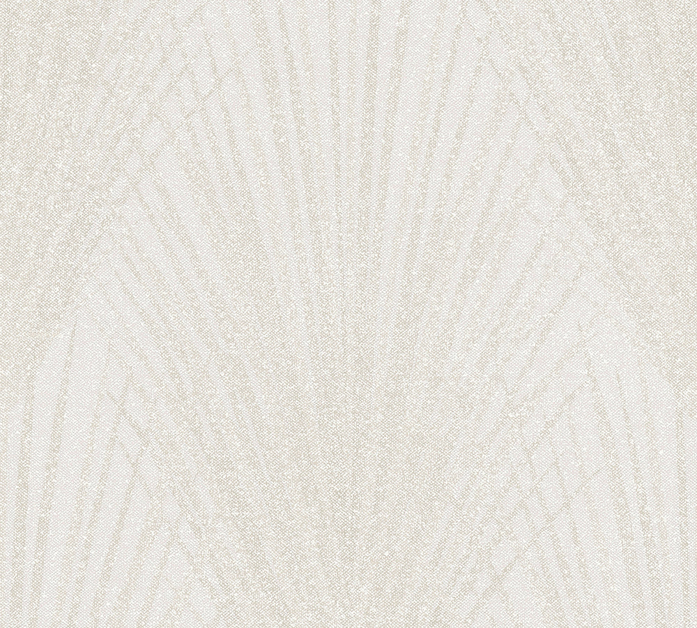 New Elegance - Art Deco Palms art deco wallpaper AS Creation Roll Beige  375532