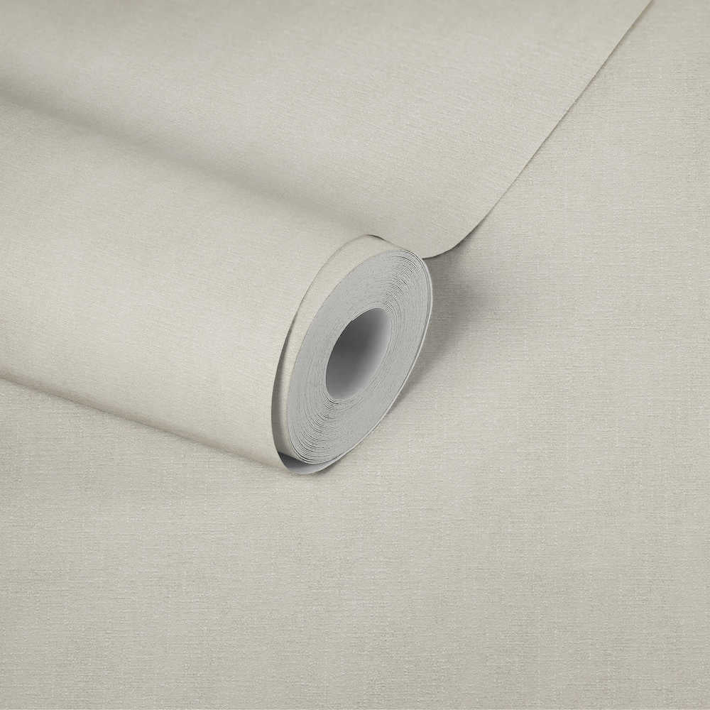 Villa - Linen Look plain wallpaper AS Creation    
