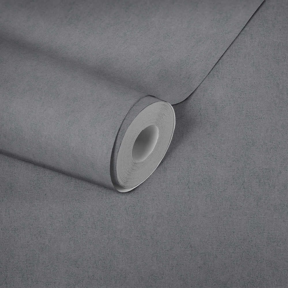 Villa - Linen Look plain wallpaper AS Creation    