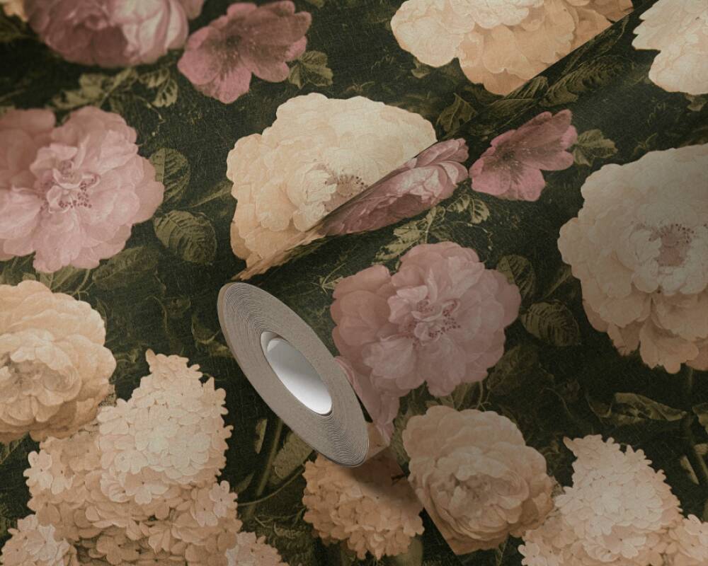 History of Art - Blooms botanical wallpaper AS Creation    