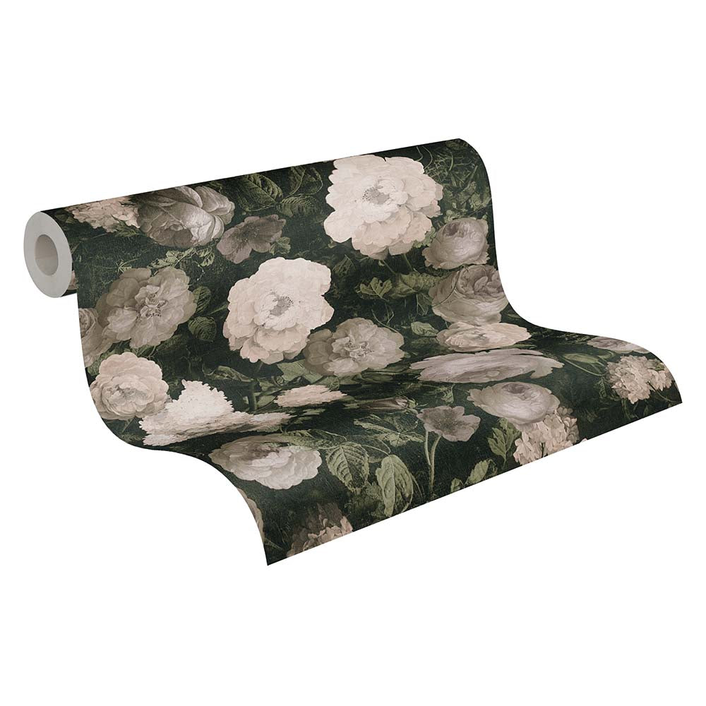 History of Art - Blooms botanical wallpaper AS Creation    