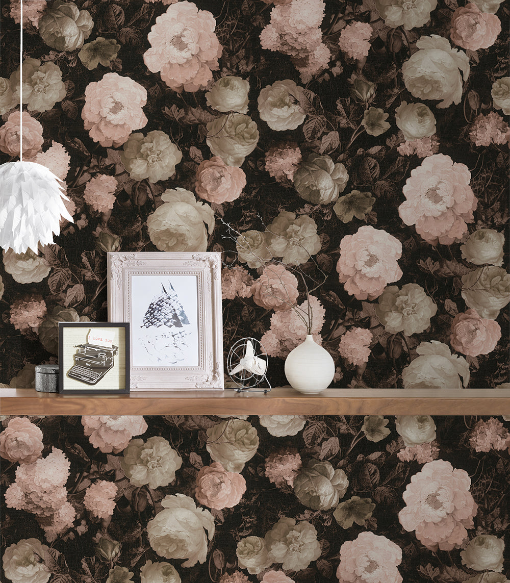 History of Art - Blooms botanical wallpaper AS Creation    
