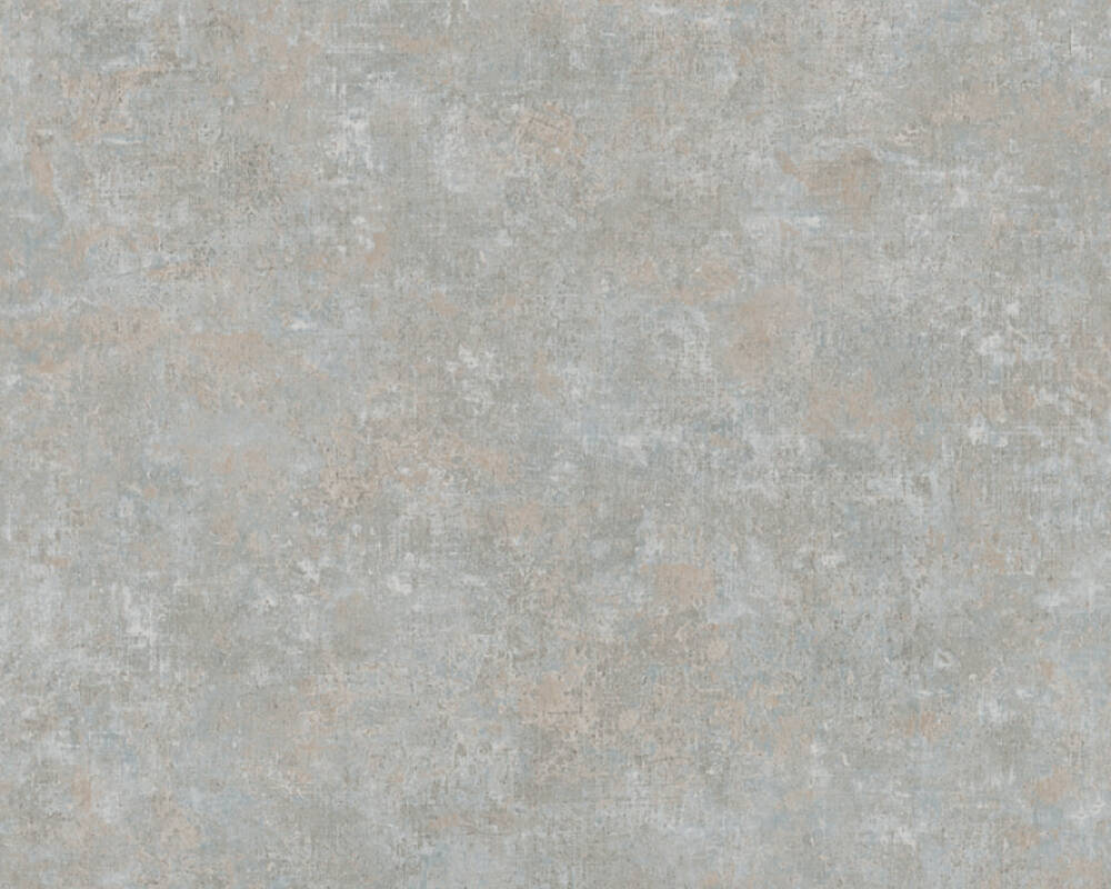 History of Art - Distressed Plaster plain wallpaper AS Creation Roll Grey  376557