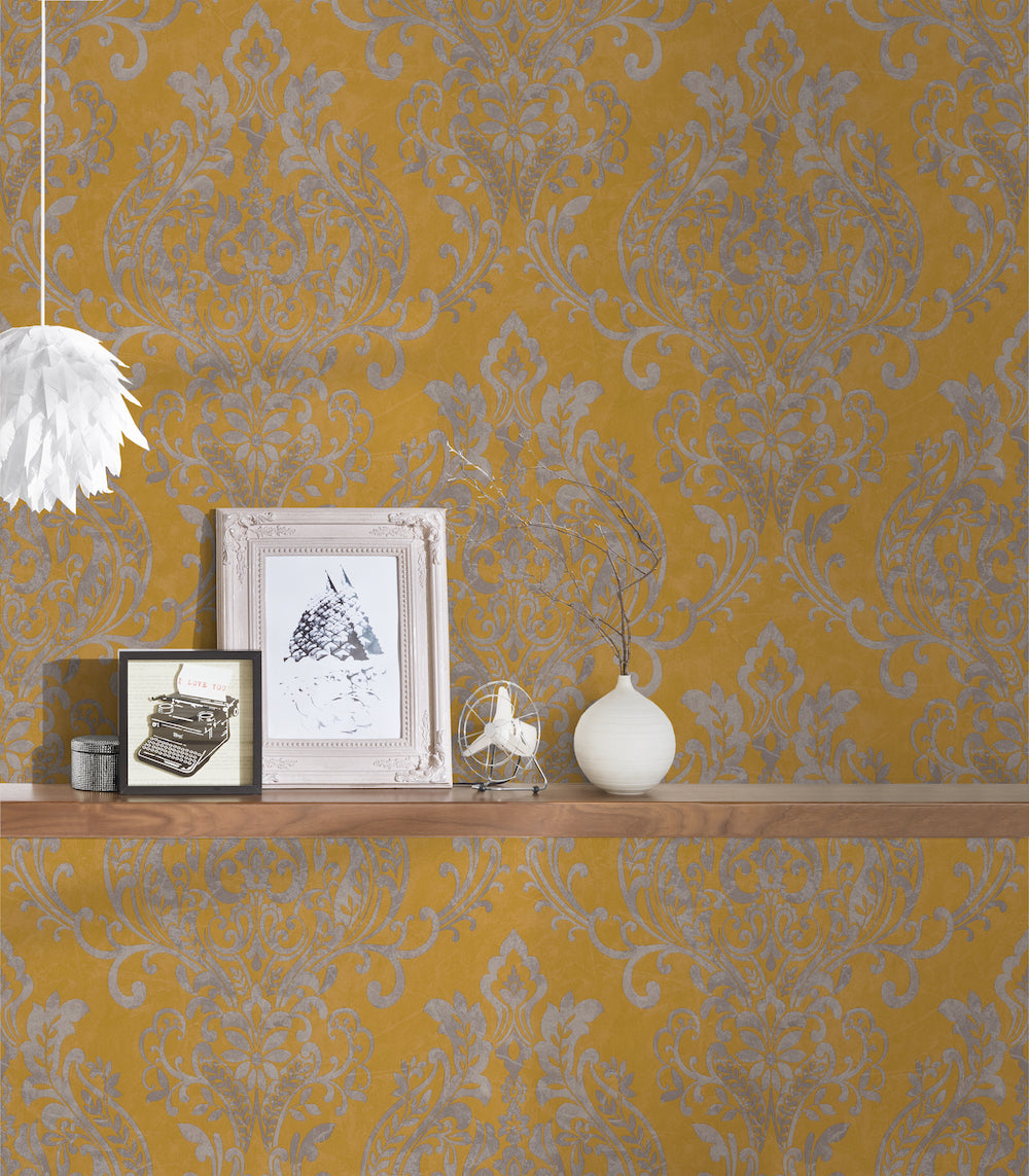 New life - Metallic Moments in Damask damask wallpaper AS Creation    