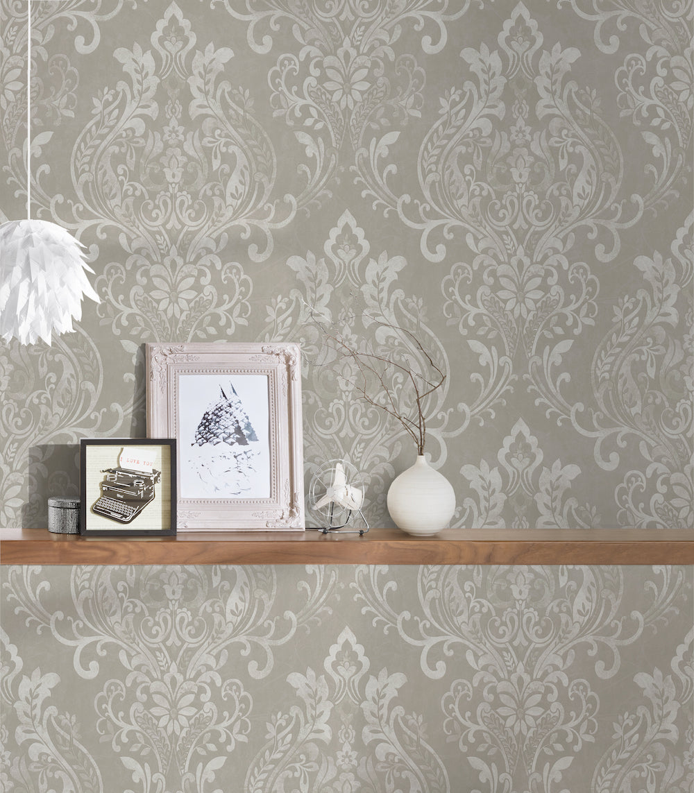 New life - Metallic Moments in Damask damask wallpaper AS Creation    