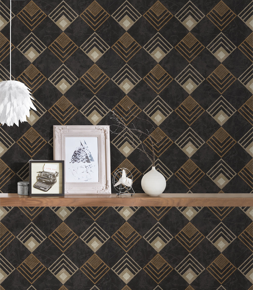 New life - Deco Delights art deco wallpaper AS Creation    