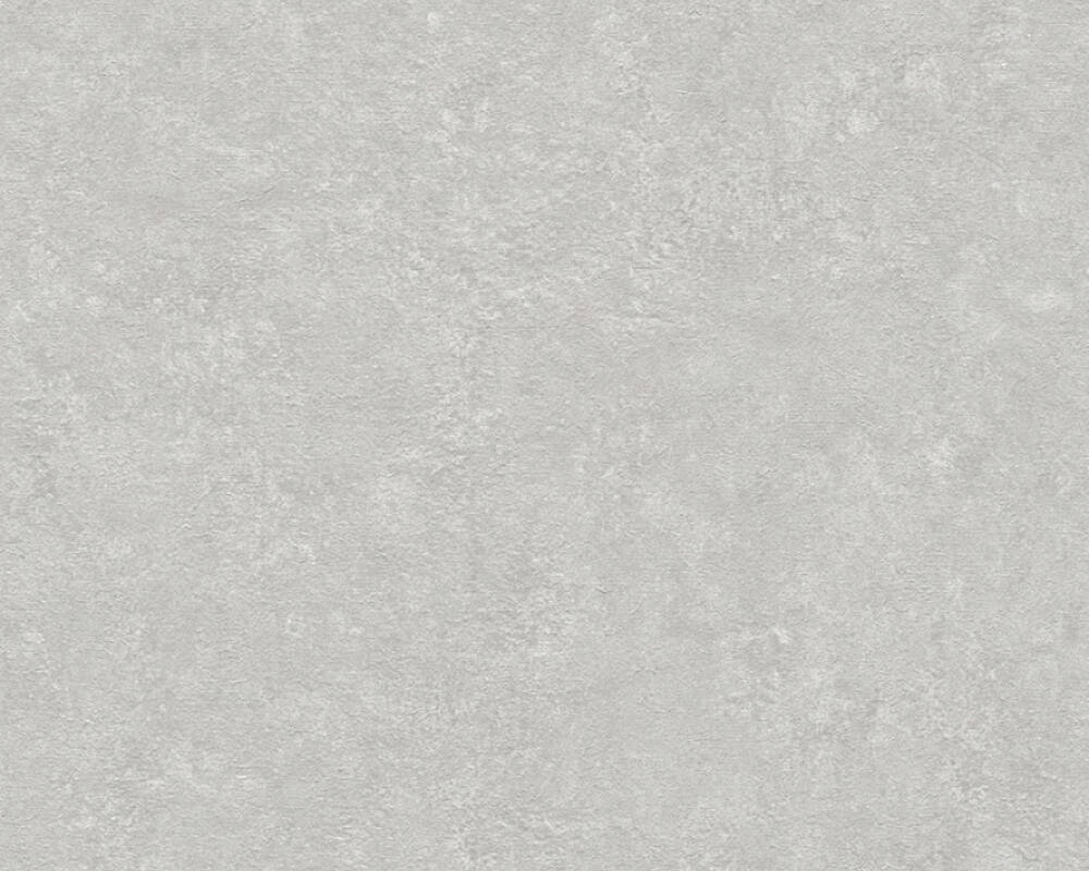Industrial Collection - Distressed plain wallpaper AS Creation Roll Grey  377446