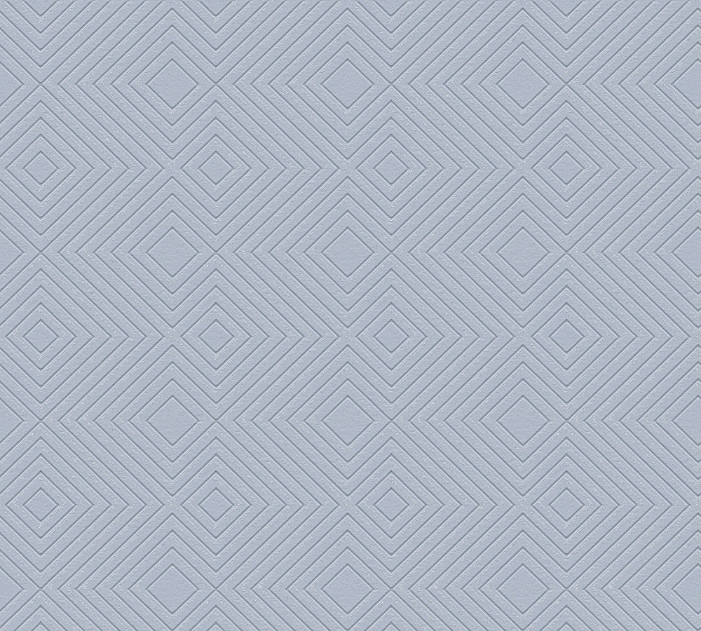 Attractive - Geometric Glitter geometric wallpaper AS Creation Sample Blue  377586-S