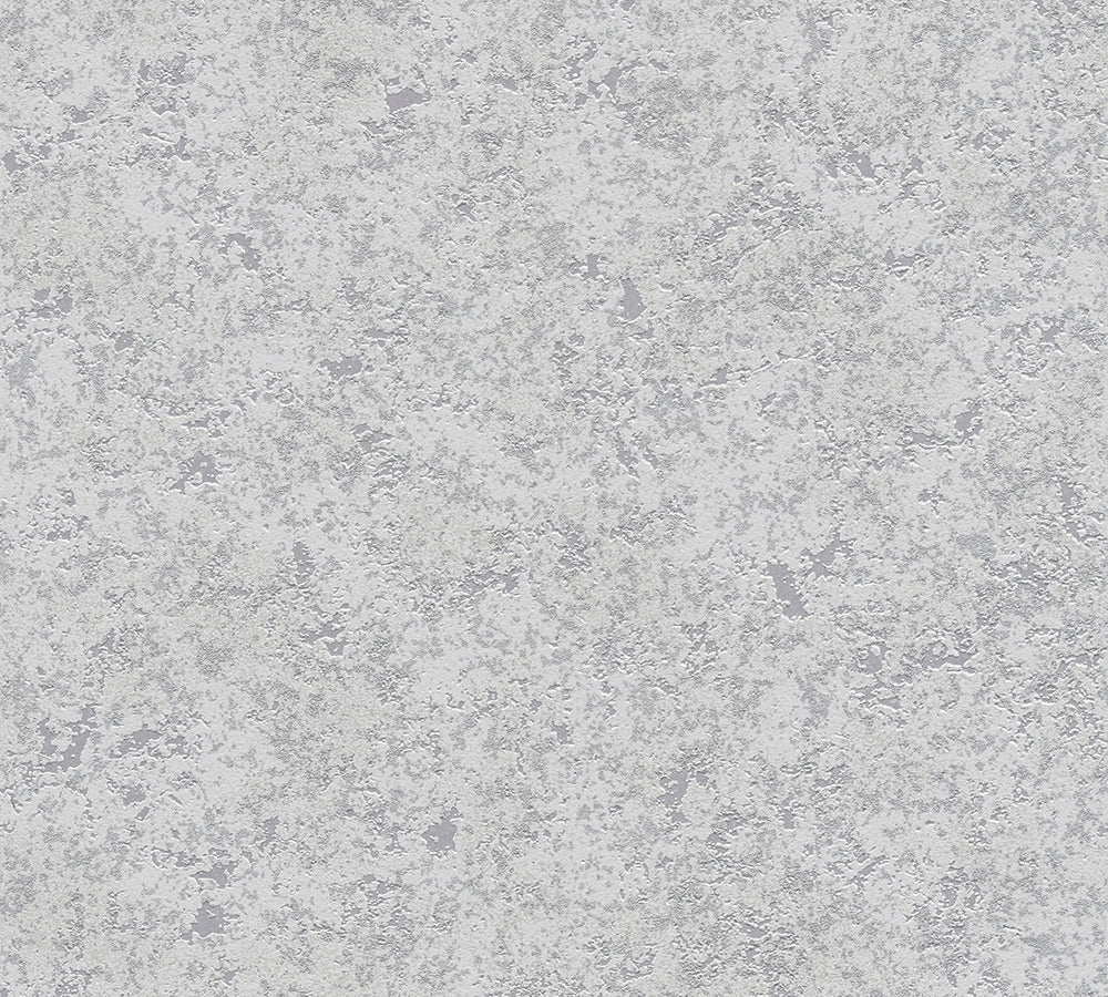 Attractive - Lustre Rustic Plaster bold wallpaper AS Creation Sample Light Grey  377722-S