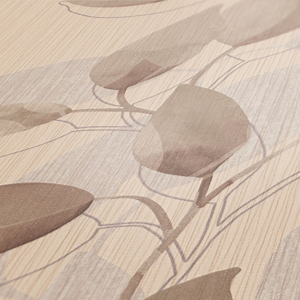 Attractive - Watercolour Leaves botanical wallpaper AS Creation    