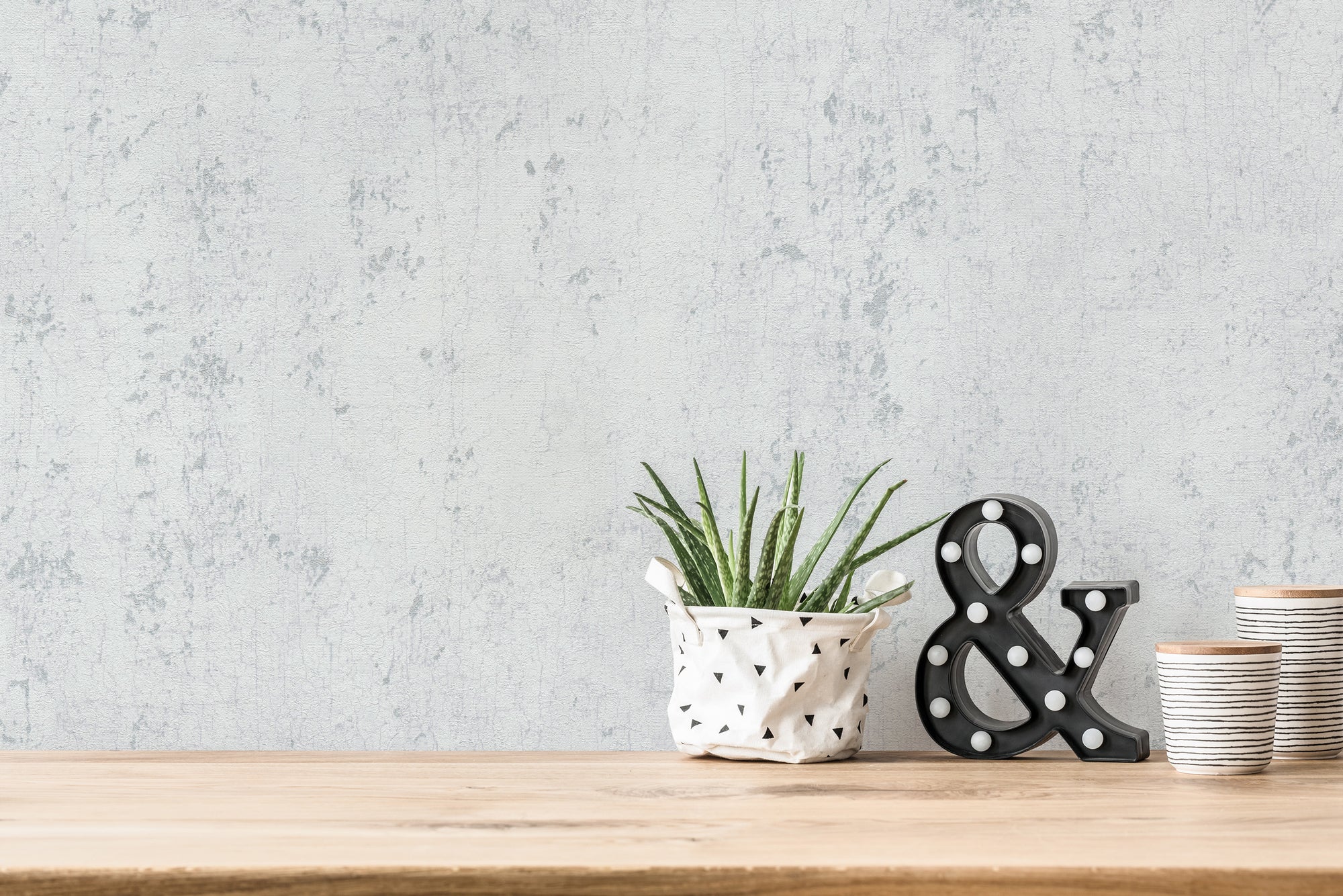 Titanium 3 - Concrete plain wallpaper AS Creation    