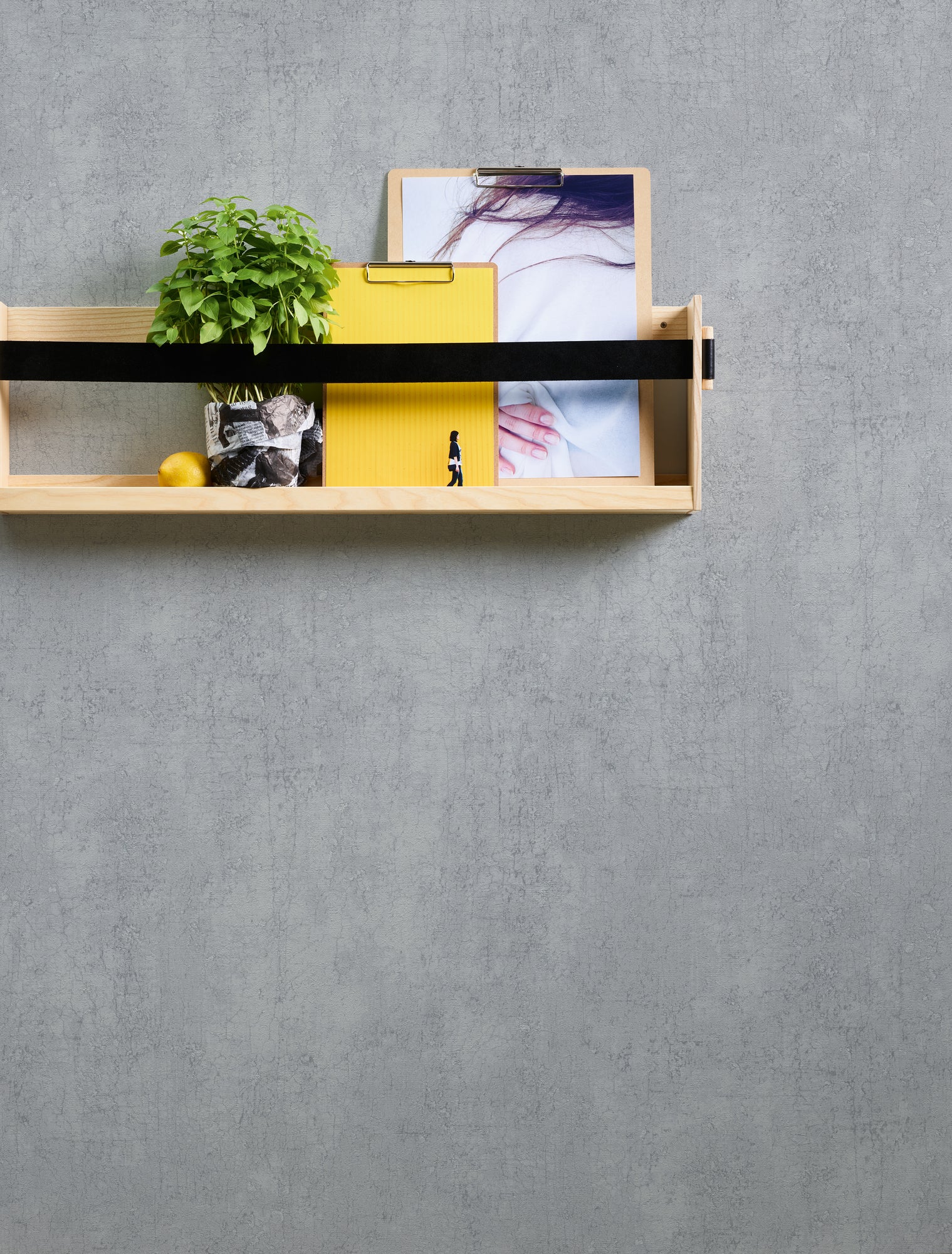Titanium 3 - Concrete plain wallpaper AS Creation    