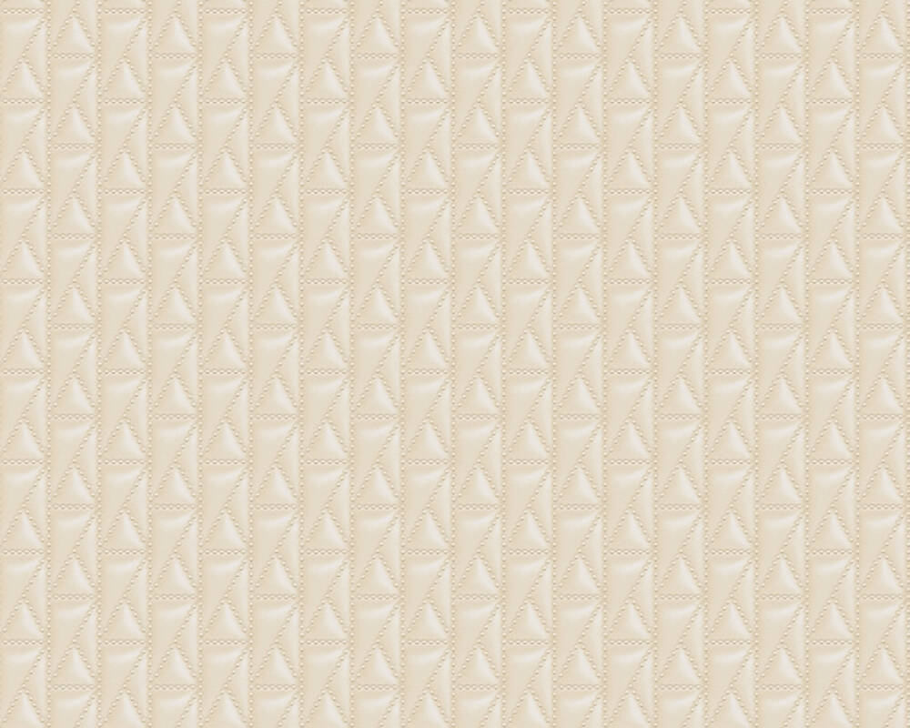 Karl Lagerfeld - Kuilted designer wallpaper AS Creation Roll Beige  378441