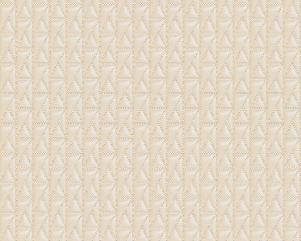 Karl Lagerfeld - Kuilted designer wallpaper AS Creation Roll Beige  378441