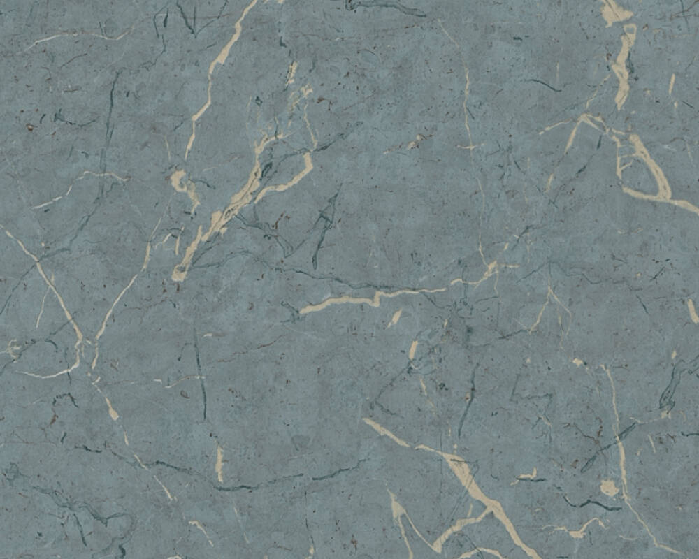 Metropolitan Stories 2 - Marble Moment industrial wallpaper AS Creation Roll Blue  378551