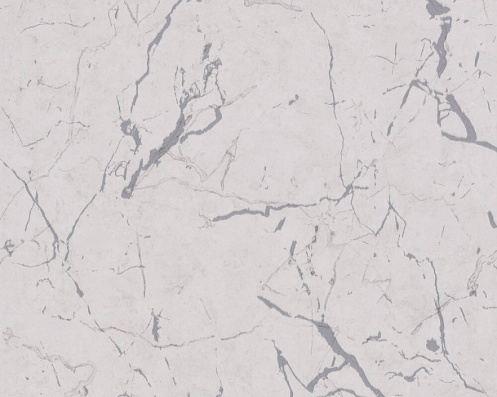 Metropolitan Stories 2 - Marble Moment industrial wallpaper AS Creation Roll Silver  378556