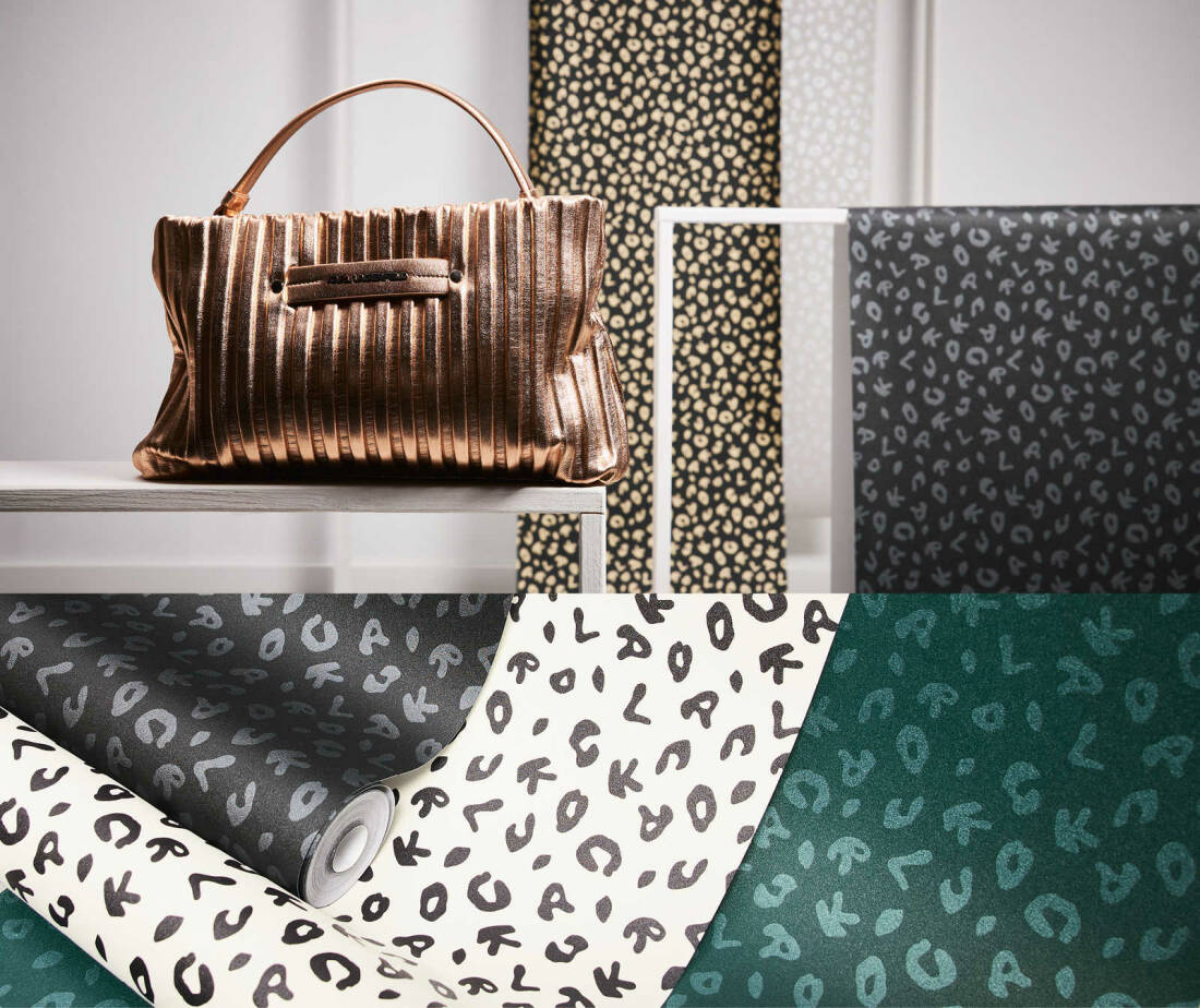 Karl Lagerfeld - Leopard Letters designer wallpaper AS Creation    