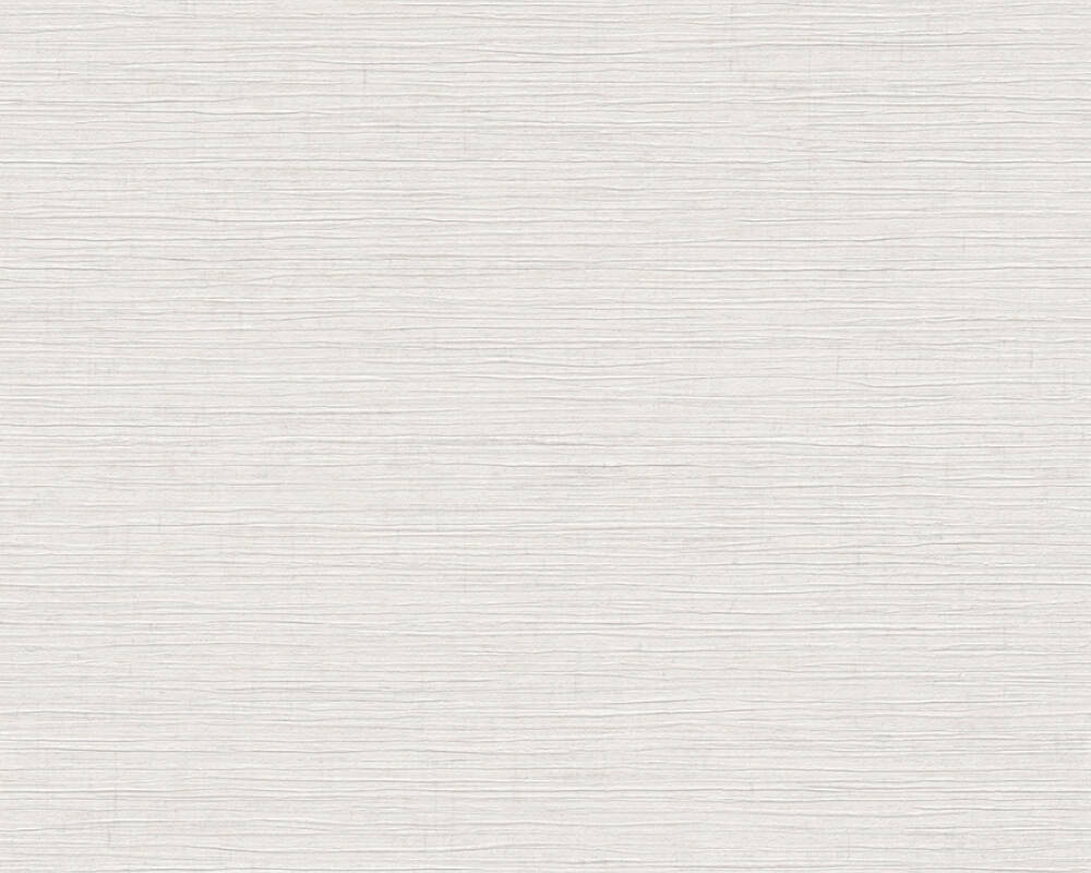 Metropolitan Stories 2 - Luxe Raw Linen Texture plain wallpaper AS Creation Roll Light Cream  378571