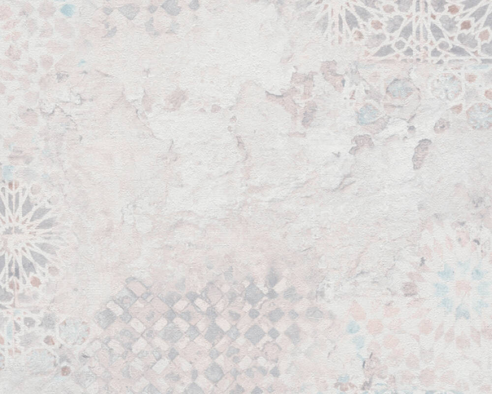 Metropolitan Stories 2 - Kaleidoscope industrial wallpaper AS Creation Roll White  378583