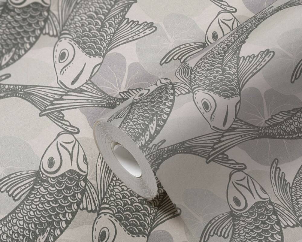 Metropolitan Stories 2 - Playing it Koi botanical wallpaper AS Creation    