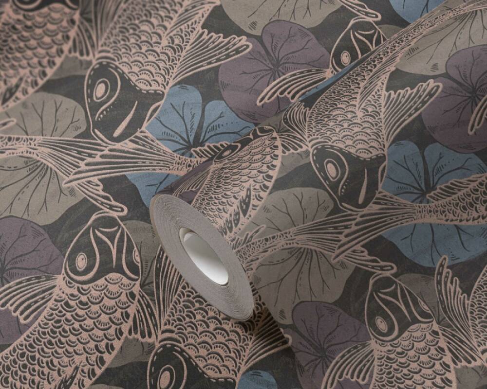 Metropolitan Stories 2 - Playing it Koi botanical wallpaper AS Creation    