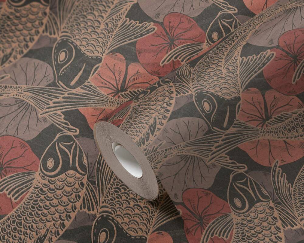 Metropolitan Stories 2 - Playing it Koi botanical wallpaper AS Creation    
