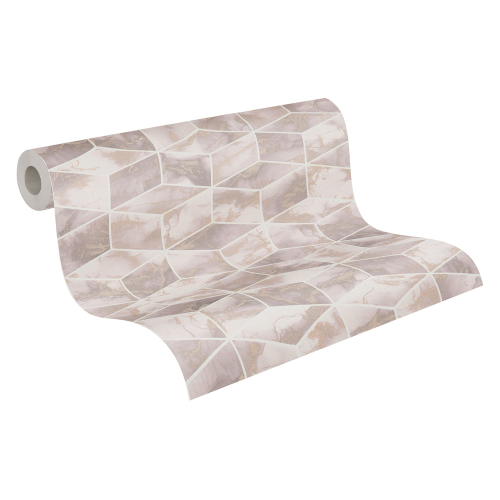 Metropolitan Stories 2 - Geo Marble industrial wallpaper AS Creation    