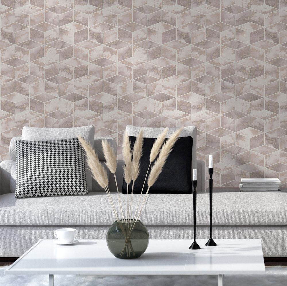 Metropolitan Stories 2 - Geo Marble industrial wallpaper AS Creation    