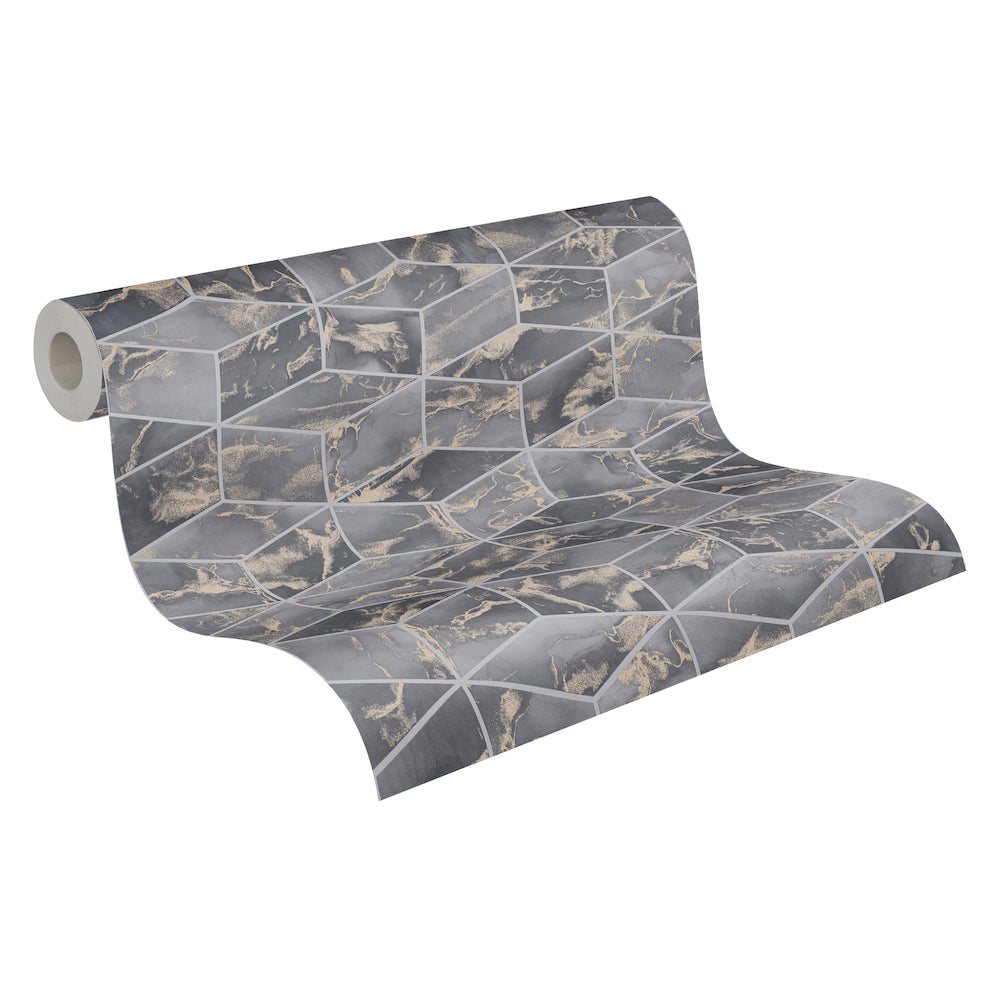 Metropolitan Stories 2 - Geo Marble industrial wallpaper AS Creation    