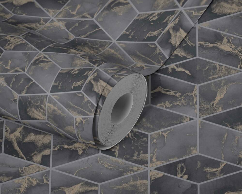 Metropolitan Stories 2 - Geo Marble industrial wallpaper AS Creation    