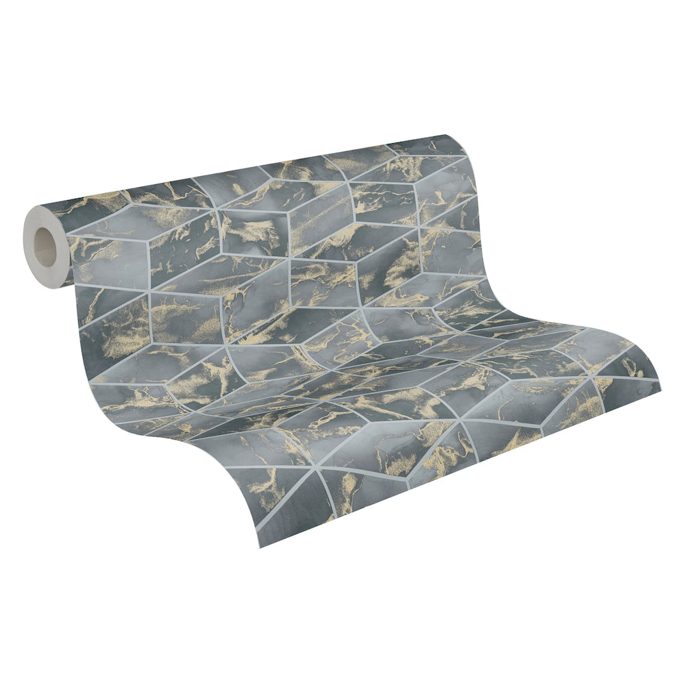 Metropolitan Stories 2 - Geo Marble industrial wallpaper AS Creation    
